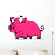 Pink Pig Wall Decal