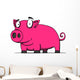 Pink Pig Wall Decal