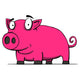 Pink Pig Wall Decal