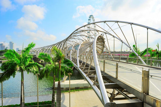 Helix Bridge Singapore Wall Decal Design 1