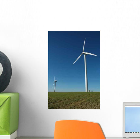Two Windmills Wall Decal Design 2