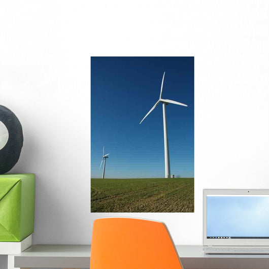 Two Windmills Wall Decal Design 2