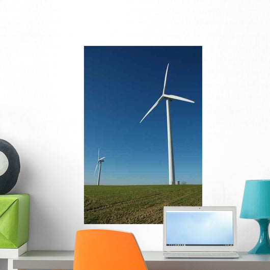 Two Windmills Wall Decal Design 2