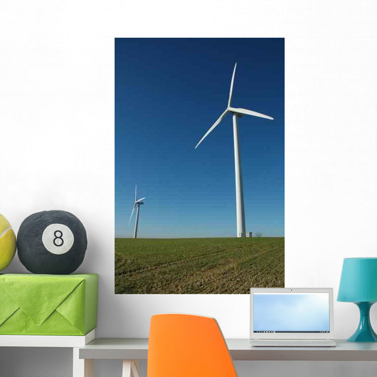 Two Windmills Wall Decal Design 2