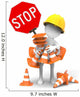 Road Sign Traffic cones Wall Decal