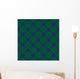 Blue Green Tartan Wallpaper Wall Decal