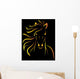 Vector image of an horse Wall Decal