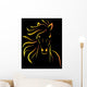 Vector image of an horse Wall Decal