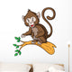 Monkey Cartoon Wall Decal