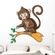 Monkey Cartoon Wall Decal