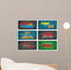 Set Of Motivational Quotes. Wall Mural