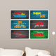 Set Of Motivational Quotes. Wall Mural