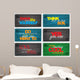 Set Of Motivational Quotes. Wall Mural