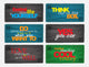 Set Of Motivational Quotes. Wall Mural