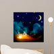 Beautiful night sky with a lot of stars 