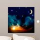 Beautiful night sky with a lot of stars 