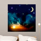 Beautiful night sky with a lot of stars 