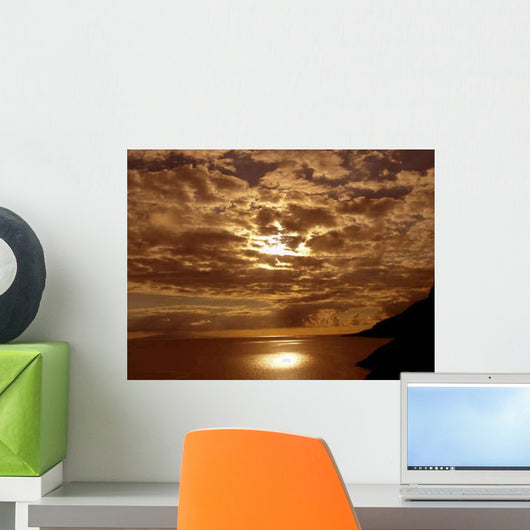 Sunset Sea Azores Wall Decal