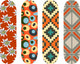 Vector Pack With Four Skateboards Designs 