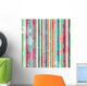 Colored Lines Seamless Pattern Wall Decal