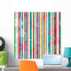 Colored Lines Seamless Pattern Wall Decal