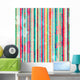 Colored Lines Seamless Pattern Wall Decal