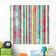Colored Lines Seamless Pattern Wall Decal