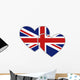 British hearts Wall Decal