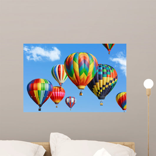 Colorful hot air balloons 