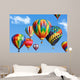 Colorful hot air balloons 