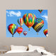 Colorful hot air balloons 