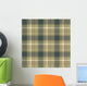 Seamless Tartan Pattern Wall Decal Design 3