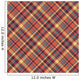 Seamless Tartan Pattern Wall Decal Design 2