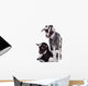 two newborn goat Wall Mural