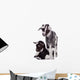 two newborn goat Wall Mural