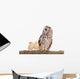 Owl with Newborn Chickens Wall Decal