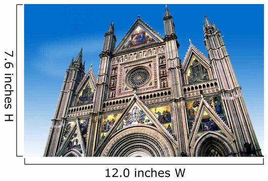 Cathedral in Orvieto Wall Mural