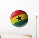 Soccer ball. Flag of Ghana 
