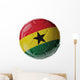Soccer ball. Flag of Ghana 