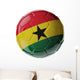 Soccer ball. Flag of Ghana 