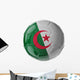 Soccer ball. Flag of Algeria Wall Decal