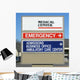 Medical Center Sign Wall Mural