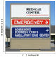 Medical Center Sign Wall Mural