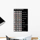 poker hand rank black Wall Mural