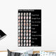 poker hand rank black Wall Mural