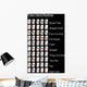 poker hand rank black Wall Mural