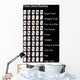 poker hand rank black Wall Mural