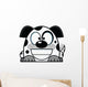 Cartoon Dalmatian Puppy Wall Decal