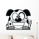 Cartoon Dalmatian Puppy Wall Decal