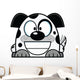 Cartoon Dalmatian Puppy Wall Decal